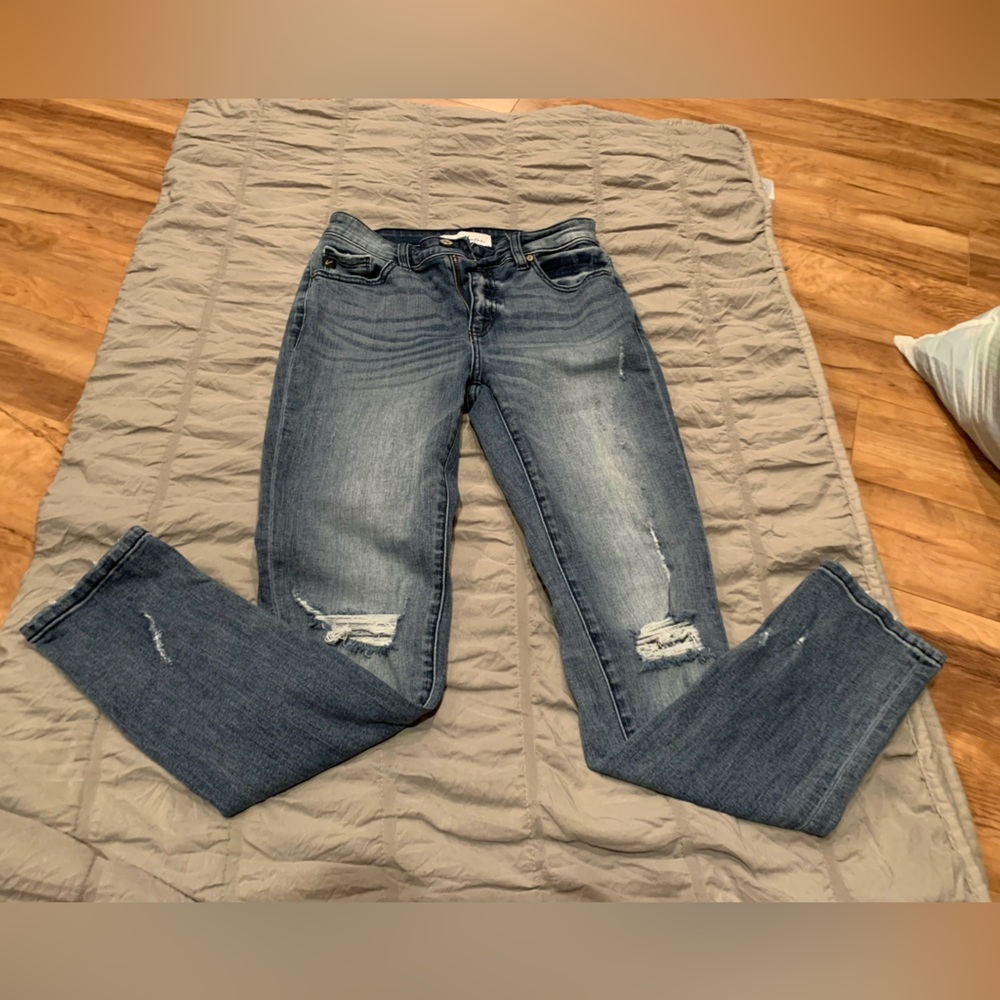 Kancan Distressed Skinny Jeans